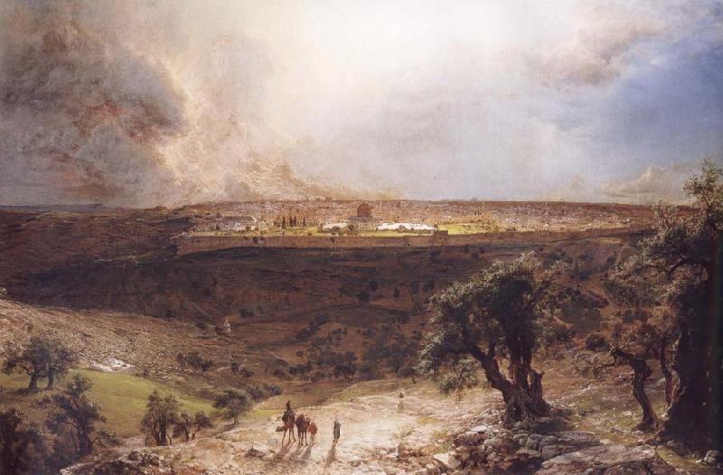 Frederic Edwin Church Jerusalem Seen from Mount Olive